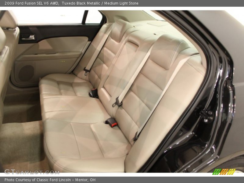 Rear Seat of 2009 Fusion SEL V6 AWD