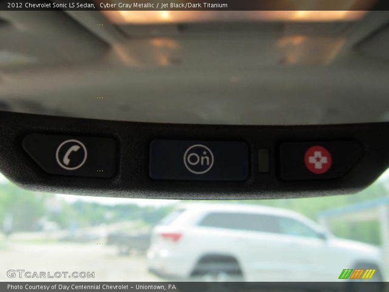 Cyber Gray Metallic / Jet Black/Dark Titanium 2012 Chevrolet Sonic LS Sedan