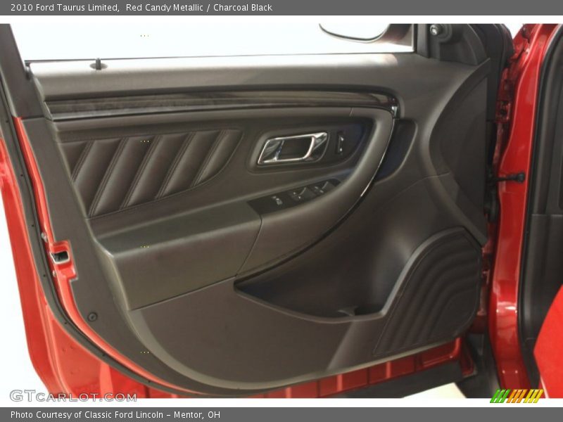 Red Candy Metallic / Charcoal Black 2010 Ford Taurus Limited