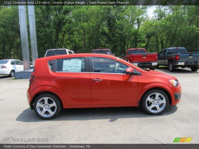  2012 Sonic LTZ Hatch Inferno Orange Metallic