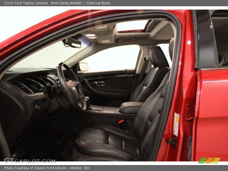 Red Candy Metallic / Charcoal Black 2010 Ford Taurus Limited