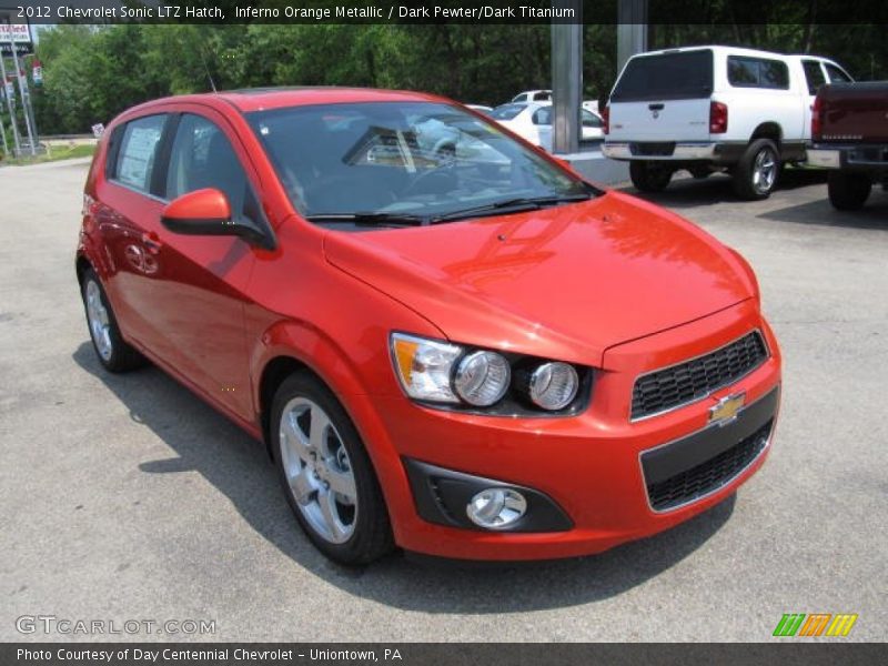 Front 3/4 View of 2012 Sonic LTZ Hatch