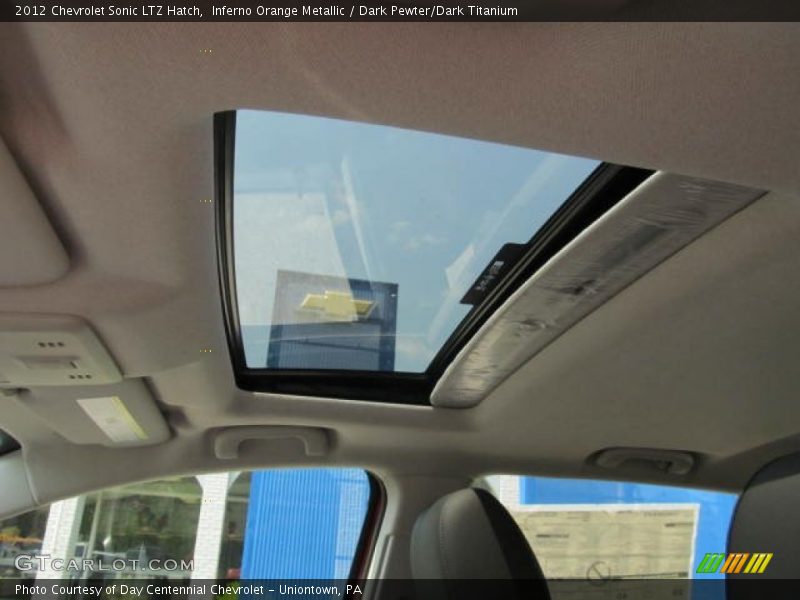 Sunroof of 2012 Sonic LTZ Hatch