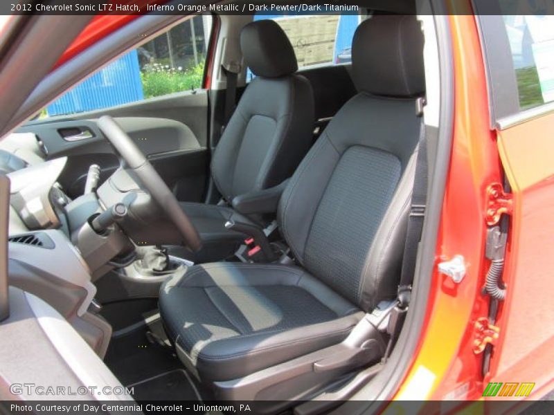  2012 Sonic LTZ Hatch Dark Pewter/Dark Titanium Interior