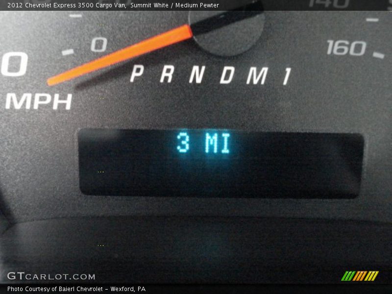 Summit White / Medium Pewter 2012 Chevrolet Express 3500 Cargo Van