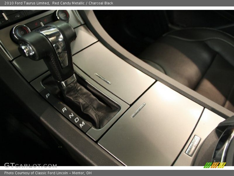 Red Candy Metallic / Charcoal Black 2010 Ford Taurus Limited