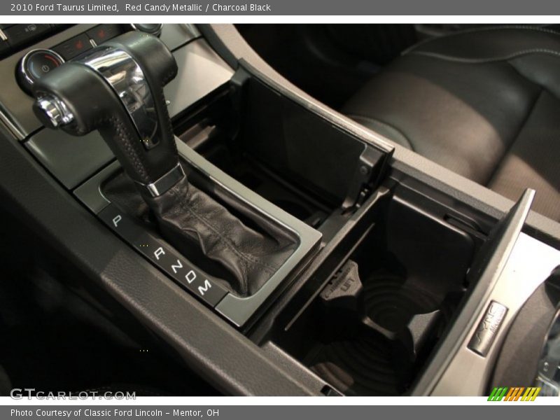 Red Candy Metallic / Charcoal Black 2010 Ford Taurus Limited