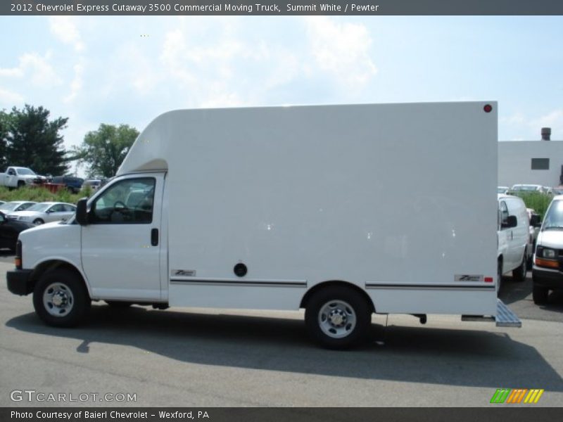 Summit White / Pewter 2012 Chevrolet Express Cutaway 3500 Commercial Moving Truck