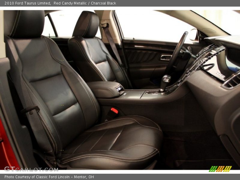 Red Candy Metallic / Charcoal Black 2010 Ford Taurus Limited