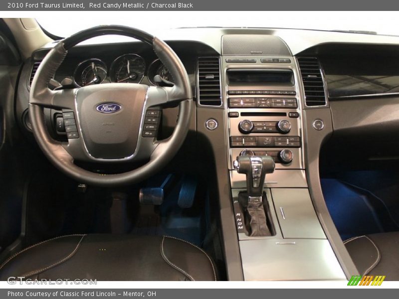 Red Candy Metallic / Charcoal Black 2010 Ford Taurus Limited