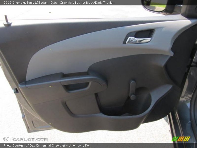 Cyber Gray Metallic / Jet Black/Dark Titanium 2012 Chevrolet Sonic LS Sedan