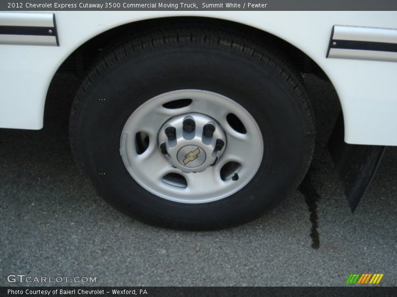Summit White / Pewter 2012 Chevrolet Express Cutaway 3500 Commercial Moving Truck