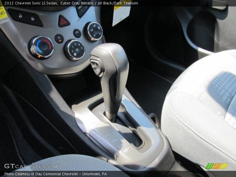 Cyber Gray Metallic / Jet Black/Dark Titanium 2012 Chevrolet Sonic LS Sedan