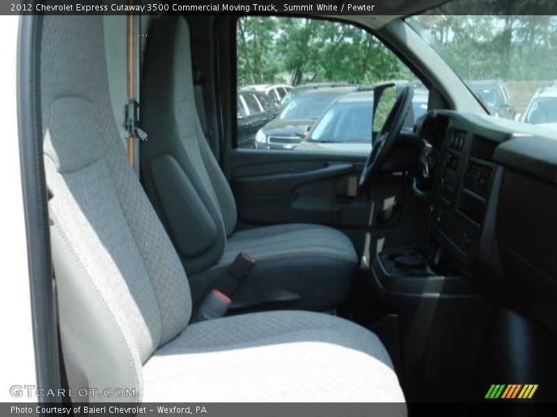 Summit White / Pewter 2012 Chevrolet Express Cutaway 3500 Commercial Moving Truck