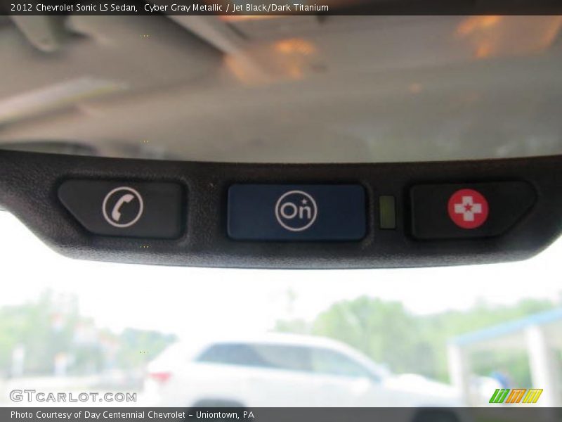 Cyber Gray Metallic / Jet Black/Dark Titanium 2012 Chevrolet Sonic LS Sedan
