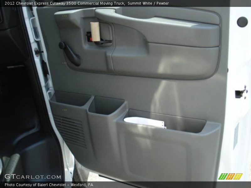 Summit White / Pewter 2012 Chevrolet Express Cutaway 3500 Commercial Moving Truck
