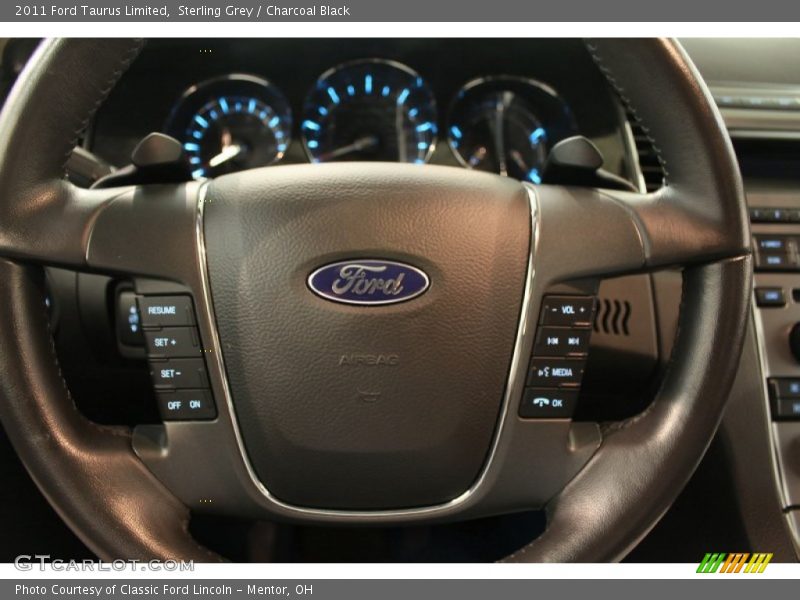 Sterling Grey / Charcoal Black 2011 Ford Taurus Limited
