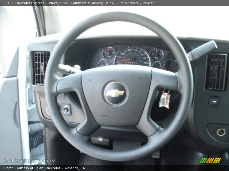 Summit White / Pewter 2012 Chevrolet Express Cutaway 3500 Commercial Moving Truck