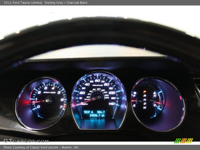 Sterling Grey / Charcoal Black 2011 Ford Taurus Limited
