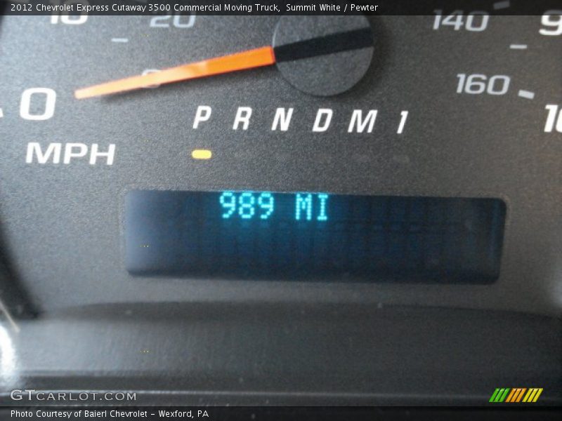 Summit White / Pewter 2012 Chevrolet Express Cutaway 3500 Commercial Moving Truck