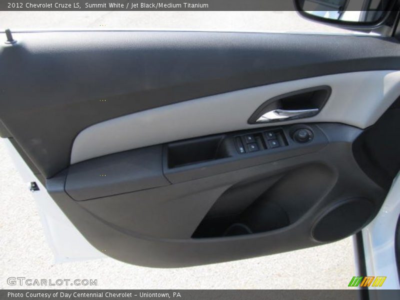 Summit White / Jet Black/Medium Titanium 2012 Chevrolet Cruze LS