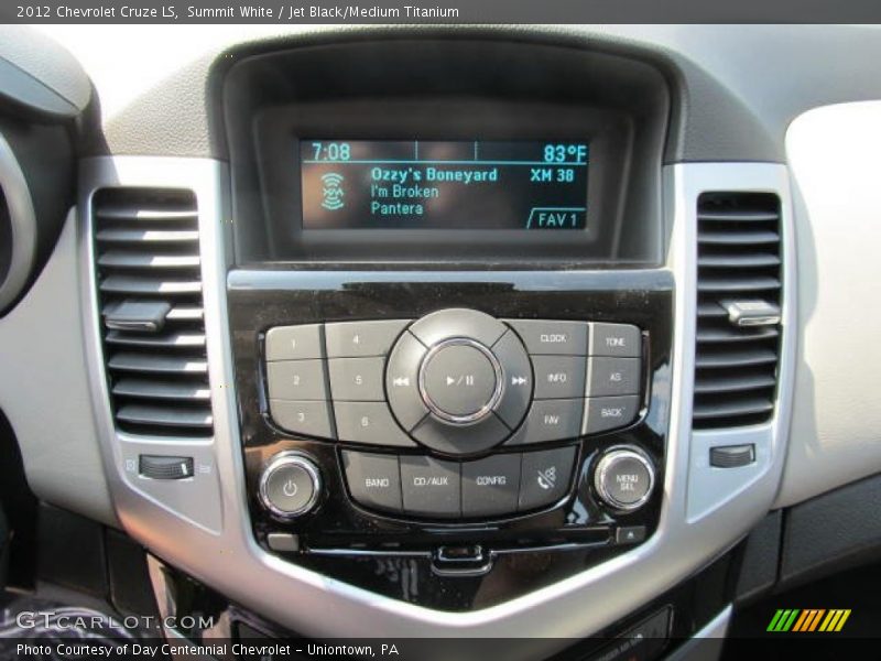 Summit White / Jet Black/Medium Titanium 2012 Chevrolet Cruze LS