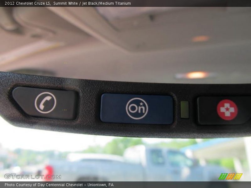 Summit White / Jet Black/Medium Titanium 2012 Chevrolet Cruze LS