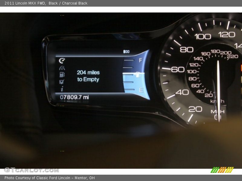 Black / Charcoal Black 2011 Lincoln MKX FWD