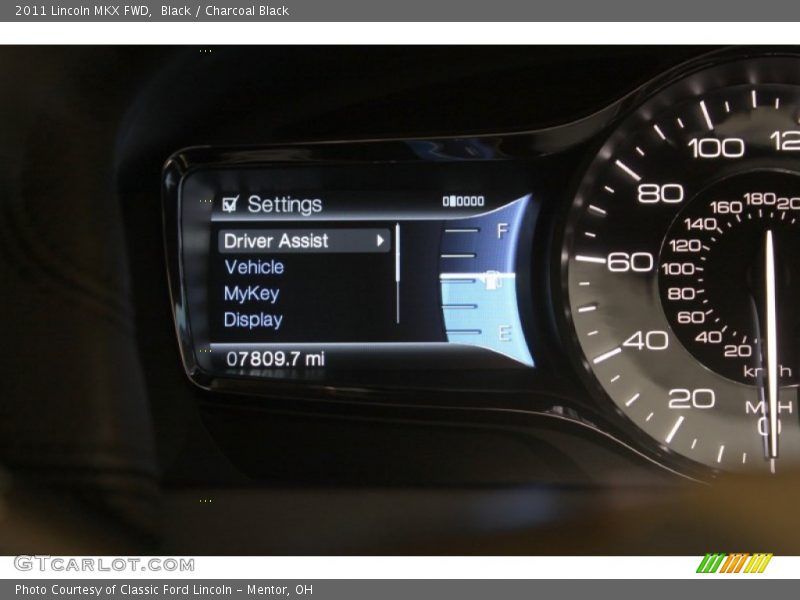 Black / Charcoal Black 2011 Lincoln MKX FWD