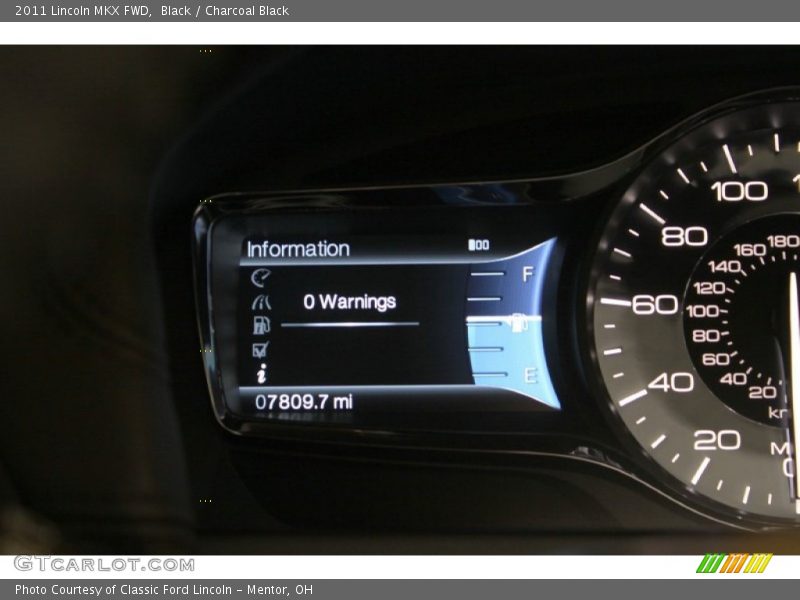 Black / Charcoal Black 2011 Lincoln MKX FWD