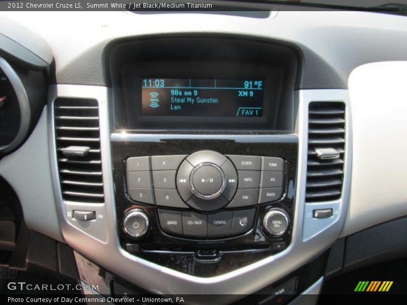 Summit White / Jet Black/Medium Titanium 2012 Chevrolet Cruze LS