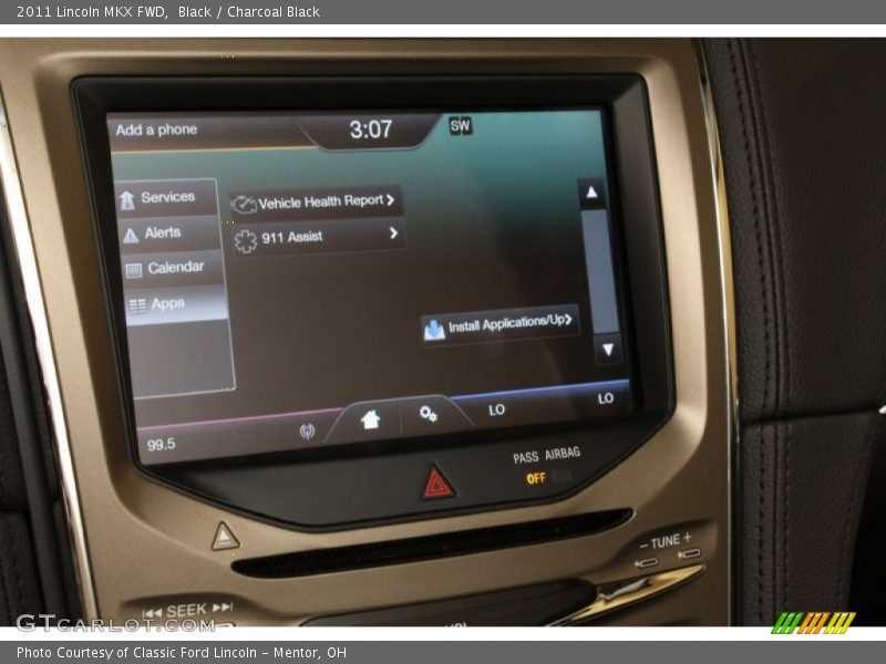 Black / Charcoal Black 2011 Lincoln MKX FWD