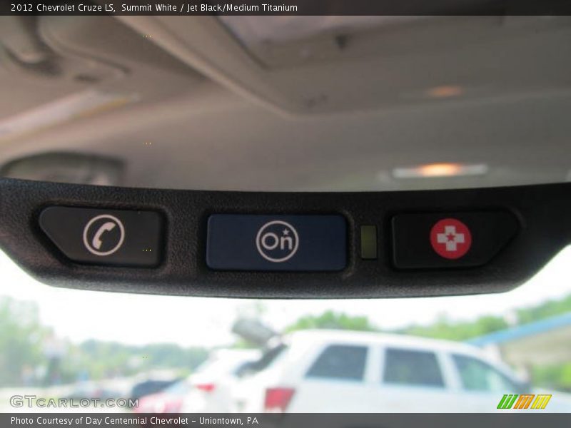 Summit White / Jet Black/Medium Titanium 2012 Chevrolet Cruze LS