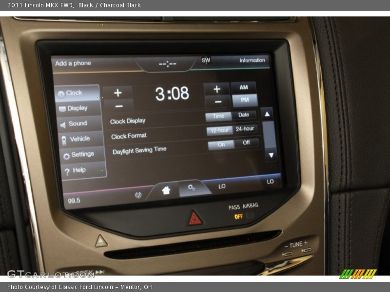 Black / Charcoal Black 2011 Lincoln MKX FWD