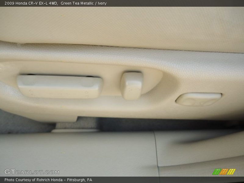 Green Tea Metallic / Ivory 2009 Honda CR-V EX-L 4WD
