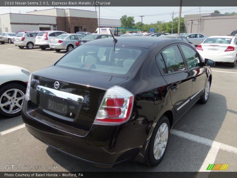 Espresso Black Metallic / Charcoal 2010 Nissan Sentra 2.0 S
