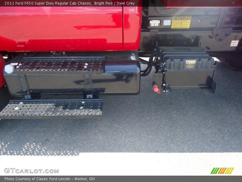 Bright Red / Steel Grey 2011 Ford F650 Super Duty Regular Cab Chassis