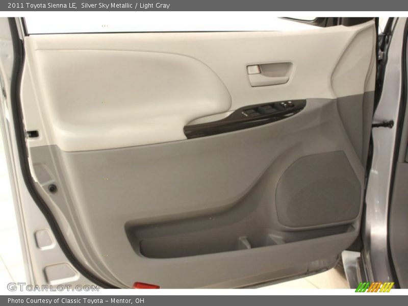 Silver Sky Metallic / Light Gray 2011 Toyota Sienna LE