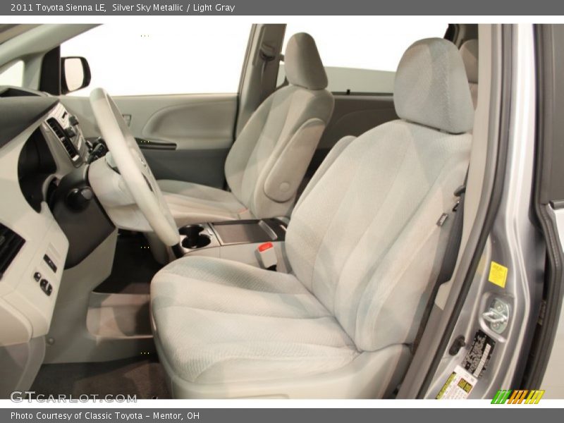 Silver Sky Metallic / Light Gray 2011 Toyota Sienna LE