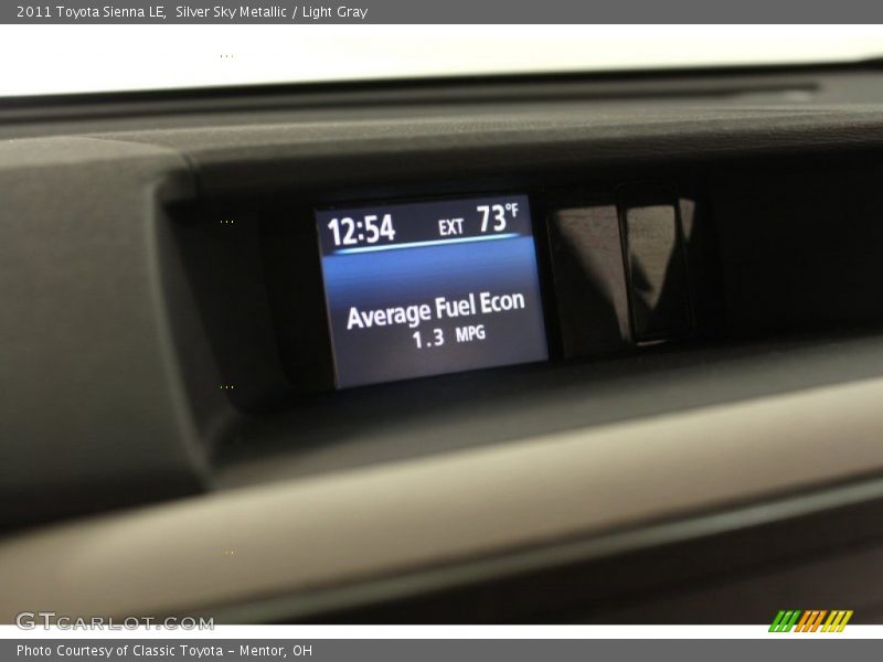 Silver Sky Metallic / Light Gray 2011 Toyota Sienna LE