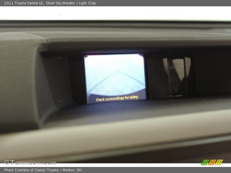 Silver Sky Metallic / Light Gray 2011 Toyota Sienna LE