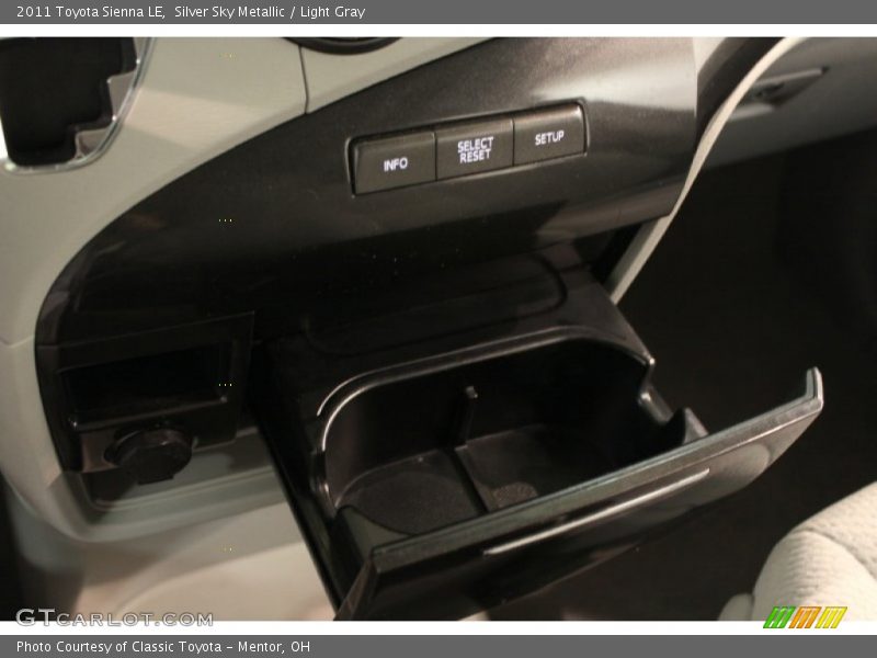 Silver Sky Metallic / Light Gray 2011 Toyota Sienna LE