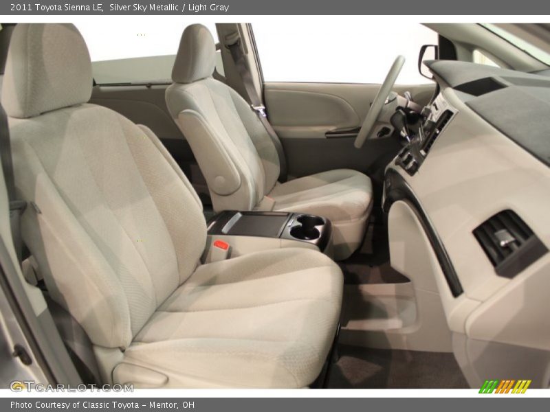Silver Sky Metallic / Light Gray 2011 Toyota Sienna LE