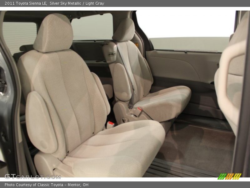 Silver Sky Metallic / Light Gray 2011 Toyota Sienna LE