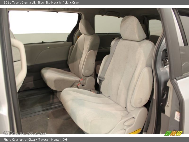 Silver Sky Metallic / Light Gray 2011 Toyota Sienna LE