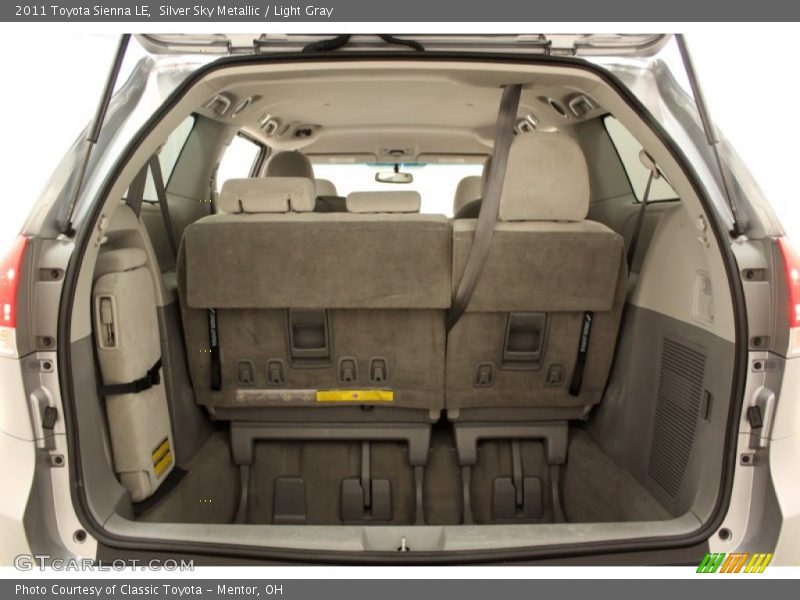 Silver Sky Metallic / Light Gray 2011 Toyota Sienna LE