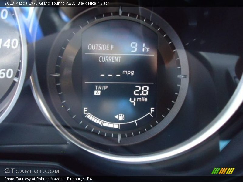 Black Mica / Black 2013 Mazda CX-5 Grand Touring AWD