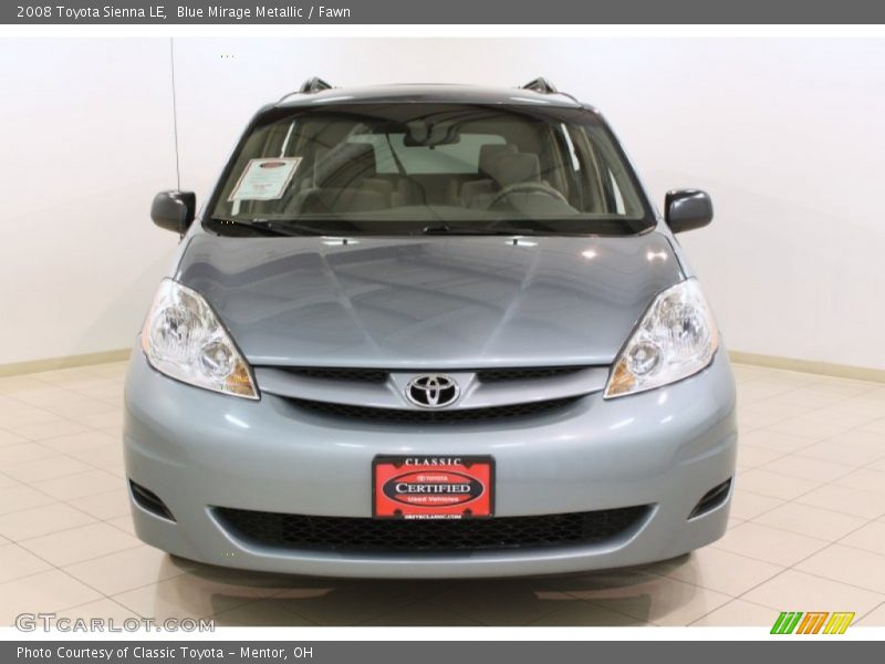 Blue Mirage Metallic / Fawn 2008 Toyota Sienna LE