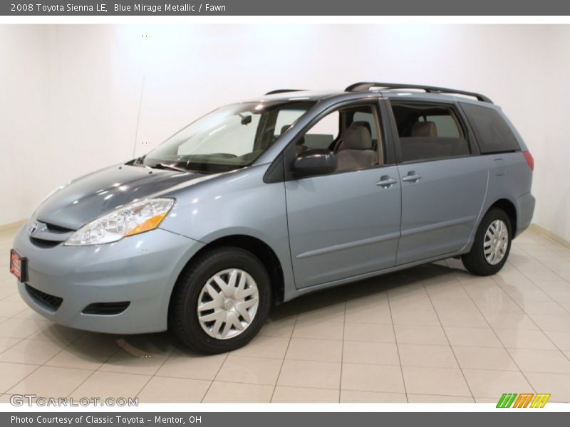 Blue Mirage Metallic / Fawn 2008 Toyota Sienna LE