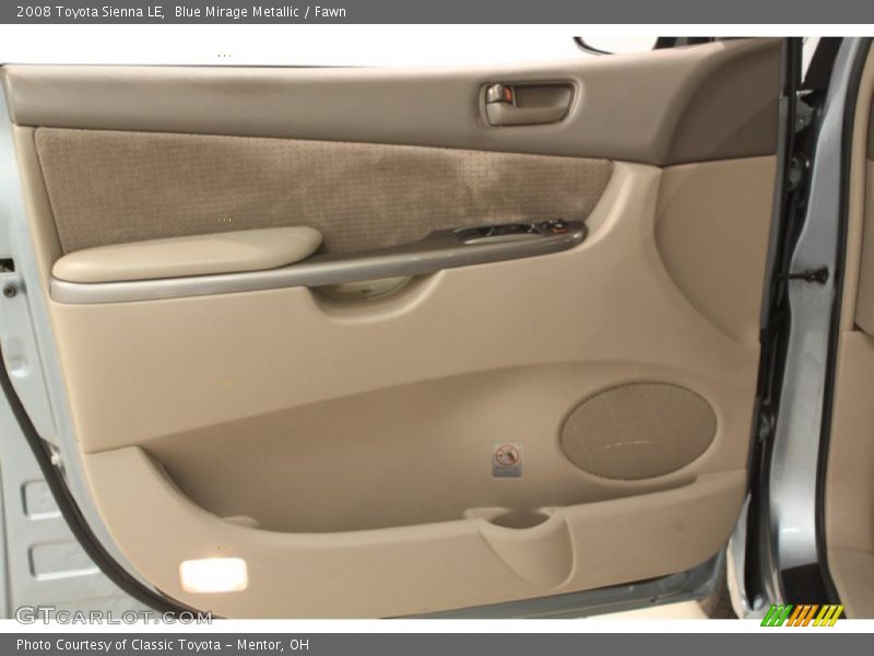 Blue Mirage Metallic / Fawn 2008 Toyota Sienna LE